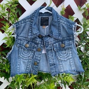True Religion Denim Vest (reworked)